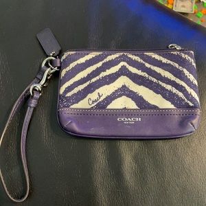 Authentic coach wristlet
